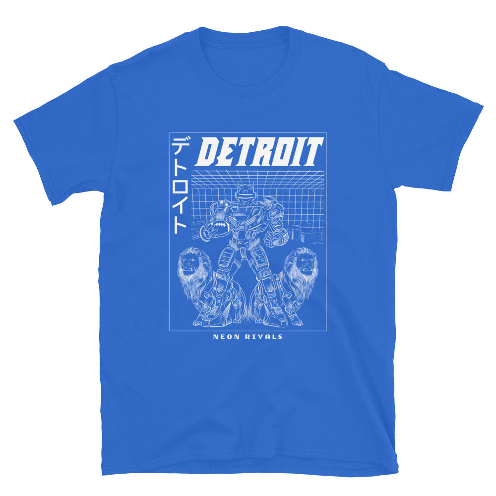 Detroit Football - Classic T-Shirt - Blue